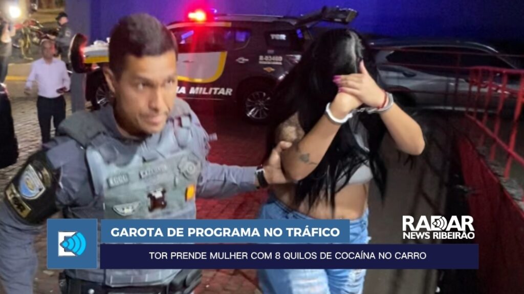 Garota de Programa é presa com 8 quilos de cocaína no Anel Viário Sul em Ribeirão Preto