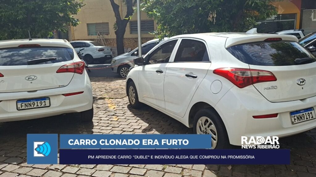 PM apreende carro “dublê” em Ribeirão Preto