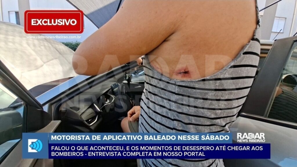 EXCLUSIVO: Motorista de aplicativo baleado relata à Radar News Ribeirão a presença de 2 atiradores