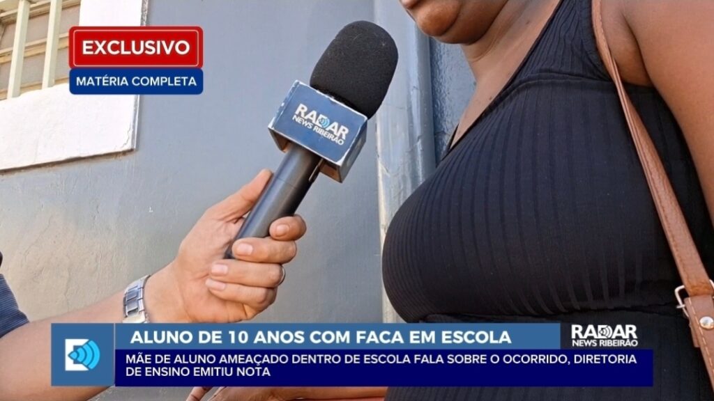 Criança de 10 Anos Armada com Faca em Escola: Mãe de Aluno Ameaçado Relata Pânico e Diretoria de Ensino Se PosicionaEscola sob Tensão: Criança de 10 Anos Flagrada com Faca Gera Pânico e Cobra Resposta da Educação em Ribeirão Preto